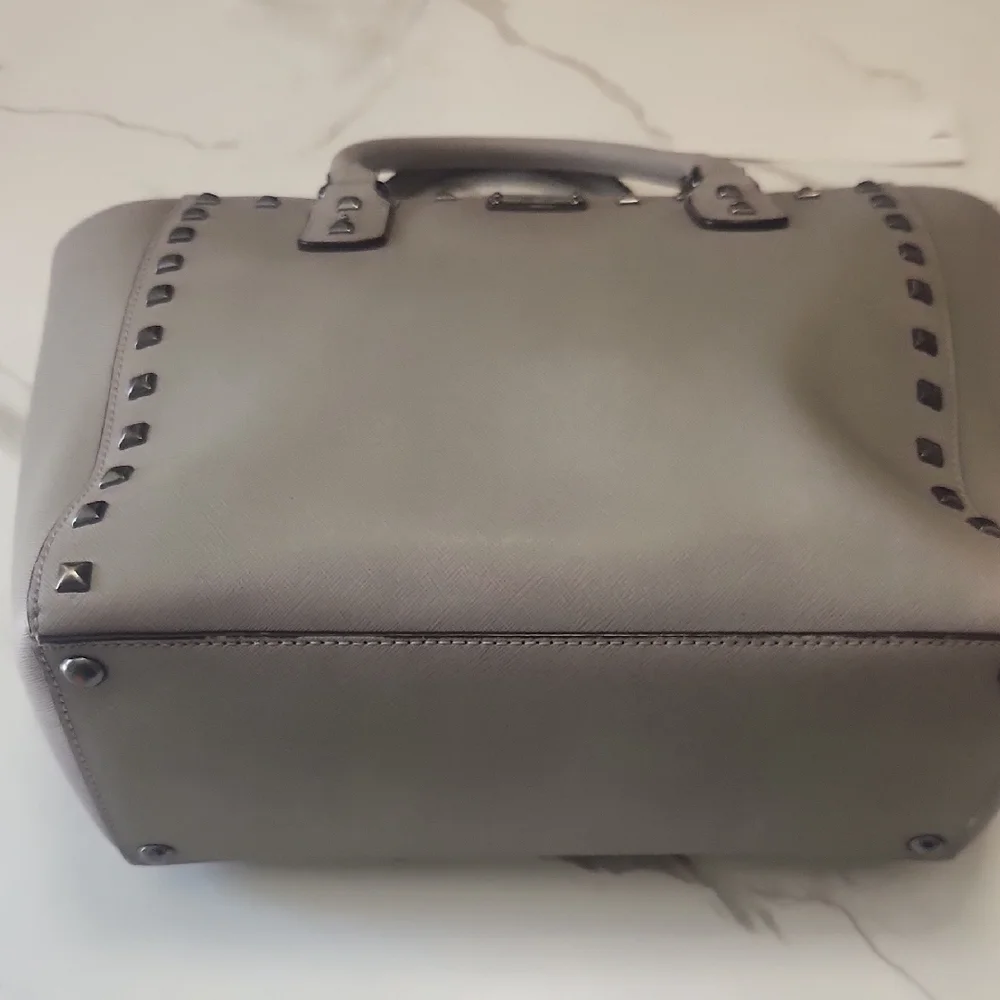 Michael Kors Gray 3 Way Crossbody Tote with Branded Lining. Great Condition!